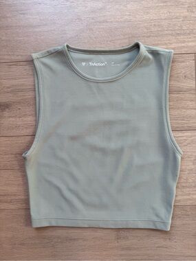TNA Action Sleeveless Tank (Silent Storm Green)